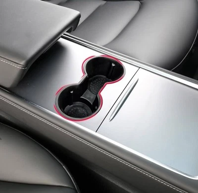 Cup Holder Insert for Tesla Model Y 2020-2024 and Model 3 2021-2023 Accessories - Изображение 1 из 3