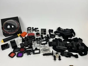 GoPro Hero 4 & Hero 3 Silver with Tons of Accessories Incl. Dog Harness, Chest - Picture 1 of 9