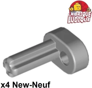 LEGO Technic 4x Engine Crankshaft Crank Grey/ Light B Gray 2853 New - Picture 1 of 1