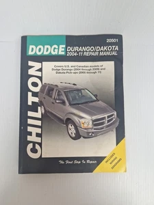 Chilton Dodge Durango / Dakota 2004-2011 Repair Manual - Used Trade Paperback - Picture 1 of 8