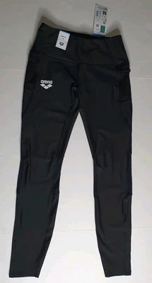 Leggings Arena Equipo Mujer Largo Apretado Panel Negro Talla Pequeña Pequeños Nuevos con Etiquetas Foto 1 de 4