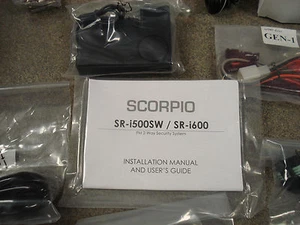 Sistema de seguridad para motocicletas Scorpio SR-i500SW FM 2 vías - Imagen 1 de 9