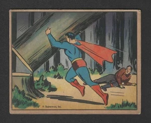 c1940 R145 Gum Inc Superman Trading Card - #70 Danger North Woods - High Number - Picture 1 of 2