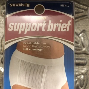 Soporte de cuidado deportivo Mueller malla corta para jóvenes soporte grande moderado - Imagen 1 de 4