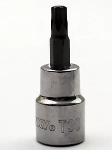 Husky T30 Torx Bit Socket 3/8" Drive - Imagen 1 de 4