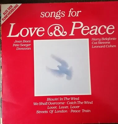 Schallplatte Vinyl aus Sammlung - Rock-Pop-Sampler- Songs For Love & Peace - Bild 1 von 2