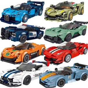 City Vehicle Technical Racing Car Speed Champion Building Blocks Racer Sports - Picture 1 of 73