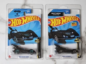 (Lot Of 2) 2024 Hot Wheels Batman Forever Batmobile Treasure Hunt & Mainline - Picture 1 of 8