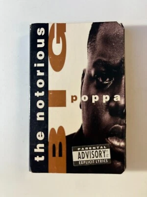 The Notorious BIG – Big Poppa Cassette Single Biggie Warning 79015-4 Bad Boy Rap - Image 1 of 4