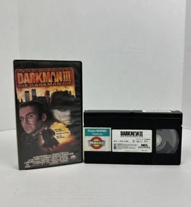 Darkman III: Die Darkman Die (VHS, 1996) Jeff Fahey Clamshell Cut Slip Sleeve - Picture 1 of 8