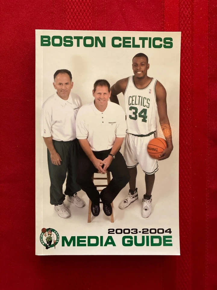 2003-2004 NBA Boston Celtics guía de medios / Blount / James / McCarty / Pierce Foto 1 de 1