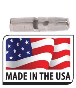 (100) 16-14 GA. BULLET CONNECTOR (MALE) NON INSULATED .157 Round QD Made in USA - Picture 1 of 1