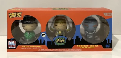 Funko Dorbz Batman Classic TV Series 3 Pack - Riddler, King Tut, Mr Freeze NYCC - image 1 of 3
