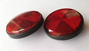 Reflector L/R PARA Suzuki TS125 TS185 TS250 TS400 T250 T250 T250 Nuevo - Imagen 1 de 4