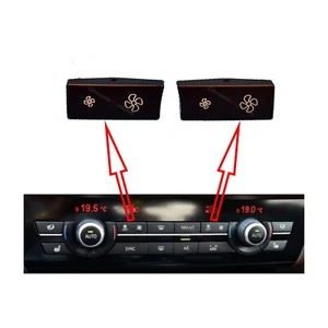 For Bmw F10 F11 F03 F03 F04 Heater ,Air Conditioning Control Button Cover 2X - Foto 1 di 2