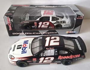 2002 Ryan Newman #12 Alltel AUTOGRAPHED + 1999 Mobile 1 Bonus NASCAR 1/24 READ - Picture 1 of 11