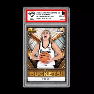 GRADED 10 Paige Bueckers 2025 Panini Instant RC Rookie Card WNBA DRAFT - Picture 1 of 1