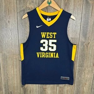 Nike West Virginia Mountaineers #35 Basketball Jersey Elite Boys Large - Picture 1 of 6