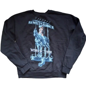Beyonce Renaissance World Tour Official Merch Sweater Size M Black Pullover New - Picture 1 of 5