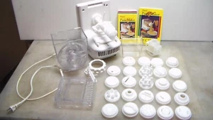 Popeil P400 Automatic Pasta Maker W/24 Dies, Instructions, VHS Tape - Picture 1 of 15
