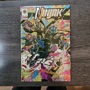 Ninjak #1 Chromium Cover 1994 Joe Quesada Jimmy Palmiotti Valiant Comics - Picture 1 of 2