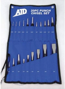 Utensili Set 20 Pezzi Punzoni e Scalpelli - Foto 1 di 1