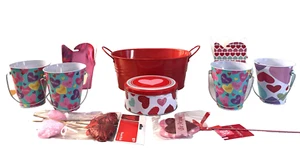 Valentine Decorations And Supplies 13 Items NEW - Picture 1 of 9