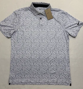 Nike Dri Fit Tour Camo Shirt Men's Medium Blue Gray Golf - Medium - Picture 1 of 10