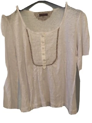 Wrap London Size 14 Ladies White Long sleeve T-Shirt - Image 1 of 4