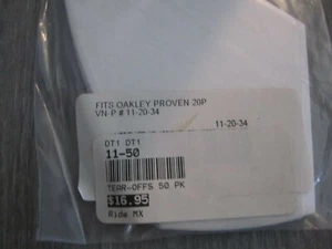OAKLEY PROVEN & OTG OVER THE GLASSES GOGGLE TEAR-OFFS/AWAYS 50 PACK - Picture 1 of 1