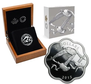 2016 $20 Fine Silver Coin - MASTER OF THE SKY: THE CANADA GOOSE (99.99% pure) - Picture 1 of 7