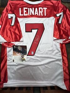 Matt Leinart Auto Custom Arizona Cardinals #7 Wh Jersey GT Sports Marketing COA