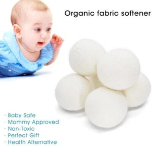 Palline per bucato in lana naturale riutilizzabili ecologiche e pratiche Cle T2A1 η_L3E2 - Foto 1 di 12