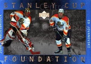1996-97 UD Ice Stanley Cup Foundations #3 John Vanbiesbrouck, Ed Jovanovski - Picture 1 of 1