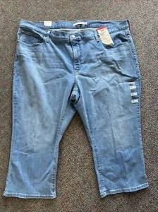 Neu mit Etikett Levi’s 311 formende dünne Caprihose 24 W mittlere Leibhöhe Einzelhandel 59,50 $ - Bild 1 von 12