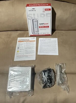 ARRIS Surfboard SB6183 Cable Modem, White - Image 1 of 4