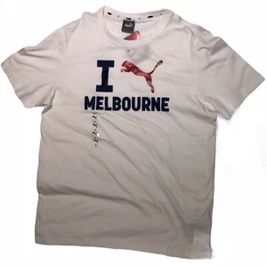 PUMA I Heart Melbourne Graphic T-Shirt (L, White) - Picture 1 of 3