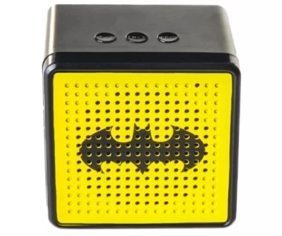 Altavoz portátil Bluetooth Batman negro y amarillo Foto 1 de 4