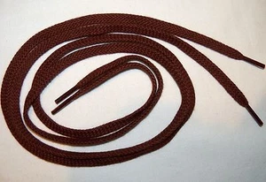 British Army:"ATS BROWN COLOURED SHOE LACES" (WRAC, Ideal for WW2, 22ins/56cm) - Picture 1 of 2