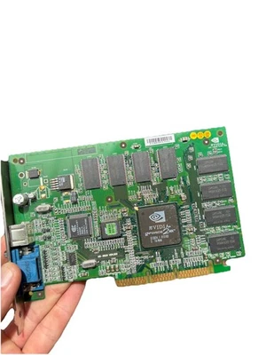 TW-03K595-69700 NVIDIA 64MB AGP VIDEO CARD WITH TV OUT AND VGA GEFORCE2 MX S-VID - Image 1 of 4