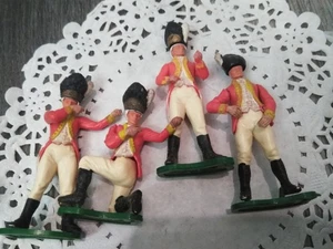 Soldado de juguete vintage Britains Ltd. - Soldados del ejército de la Revolución Americana (4 piezas) - Imagen 1 de 6