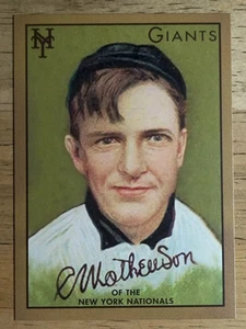 2011 Topps CMG ristampe #CMGR6 Christy Mathewson - Foto 1 di 2
