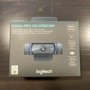 💥Logitech C920S Pro Full HD 1080p 30fps Kamera internetowa Migawka prywatności NOWA ZAPIECZĘTOWANA - Zdjęcie 1 z 2