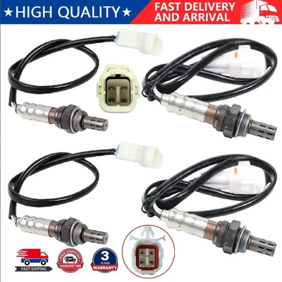 Sensor de oxígeno 4 piezas para Suzuki 2001 Grand Vitara 2002-2006 XL-7 V6-2,7 L arriba y abajo Foto 1 de 4