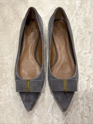 Zapatos planos de gamuza gris para mujer 36 Hugo Boss 6 Foto 1 de 4