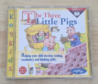 The Three Little Pigs PC CD Develops Reading, Vocabulary And Thinking Skills! - Image 1 of 2