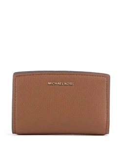 Michael Kors Bryant Medium Pebbled Leather Wallet 32S5GYTZ2L-LUGGAGE - Picture 1 of 1