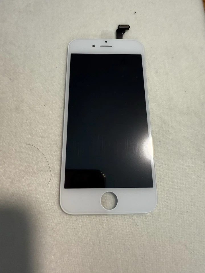 iPhone 6 white OEM LCD Display Screen without Steel Plate replacement - Image 1 of 2