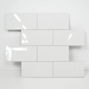 Luxury 5 Sheet Peel and Stick Backsplash,Self Adhesive Glossy Faux Marble Til... - Picture 1 of 9