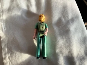 Vintage Fisher Price Adventure People RESCUE TEAM NURSE Blue/green Action Figure - Picture 1 of 4